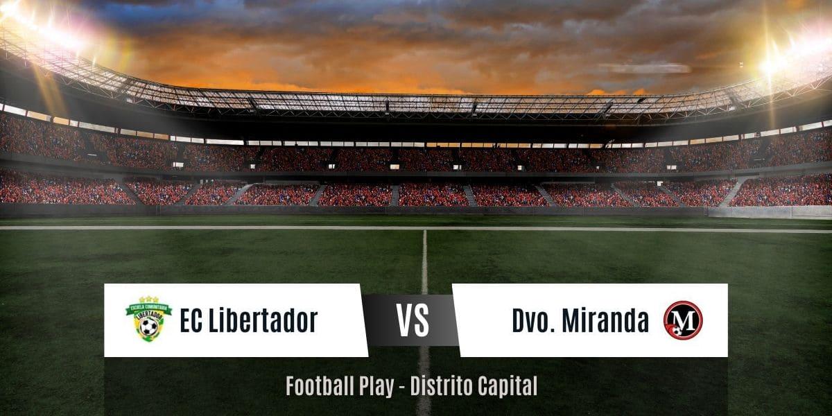 Derrota de EC Libertador frente a Dvo. Miranda por la mínima (Liga de Desarrollo Sub-14)