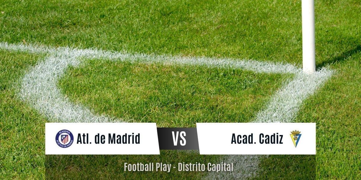Atl. de Madrid obtiene victoria 1-0 frente a Academia Cadiz (Sub-20)
