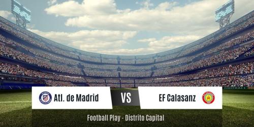 Atl. de Madrid fue superior a EF Calasanz y lo vence por 3-0 (Sub-10)