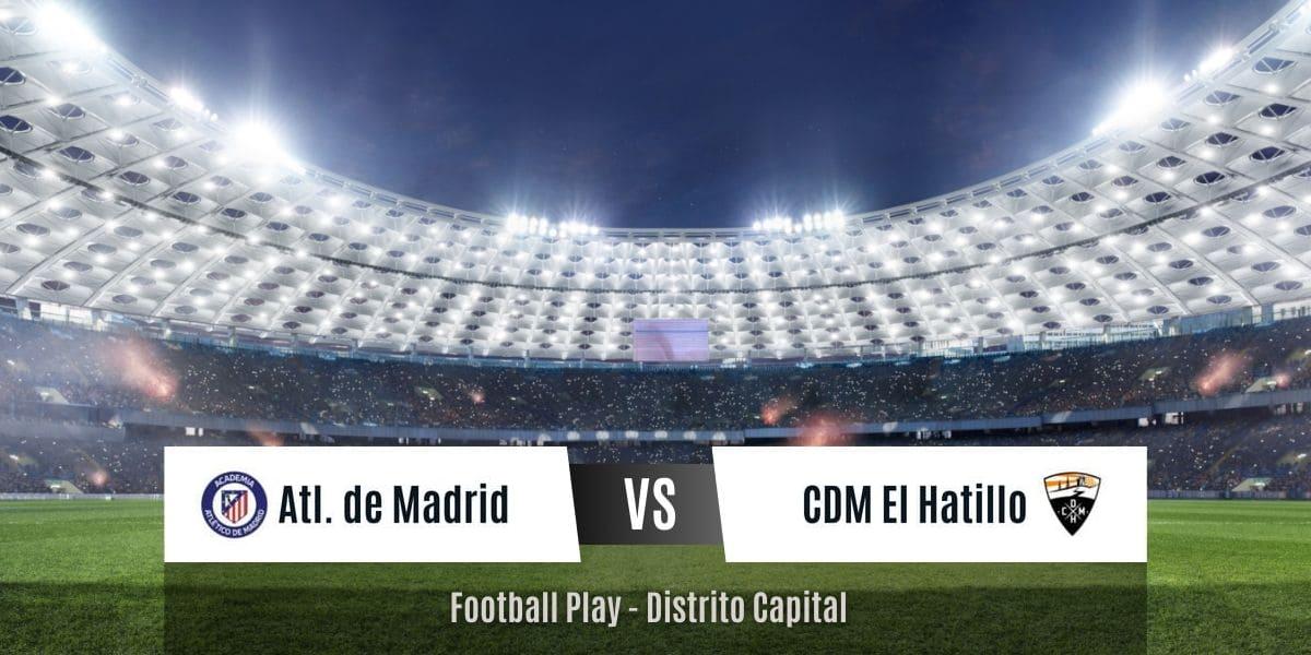 Gran demostración ofensiva: Atl. de Madrid vence a CDM El Hatillo por 8-1 (Sub-20)