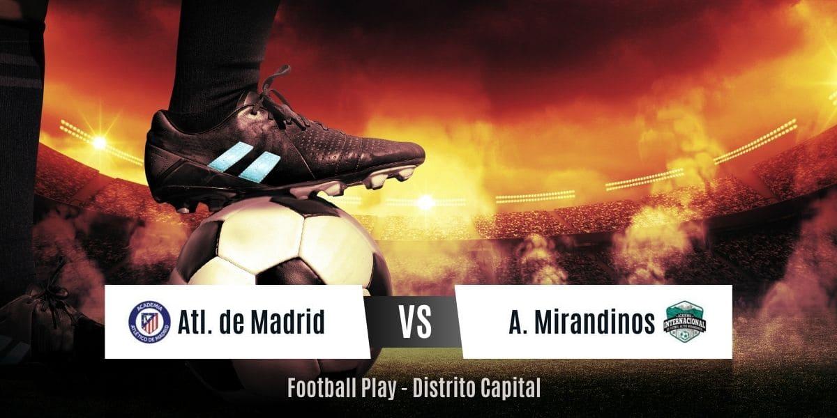 Atl. de Madrid vence a Altos Mirandinos en un emocionante juego 2-1 (Sub-8)
