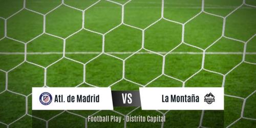Atl. de Madrid y CD La Montaña logran empate a 1 goles (Sub-10)