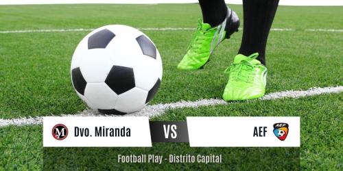 Goleada 5-0: Dvo. Miranda vence a AEF (Sub-14)