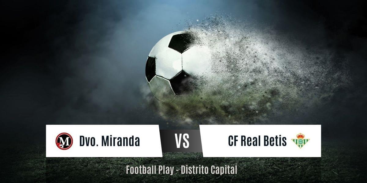 Victoria por la mínima: Dvo. Miranda triunfa sobre CF Real Betis 1-0 (Sub-16)
