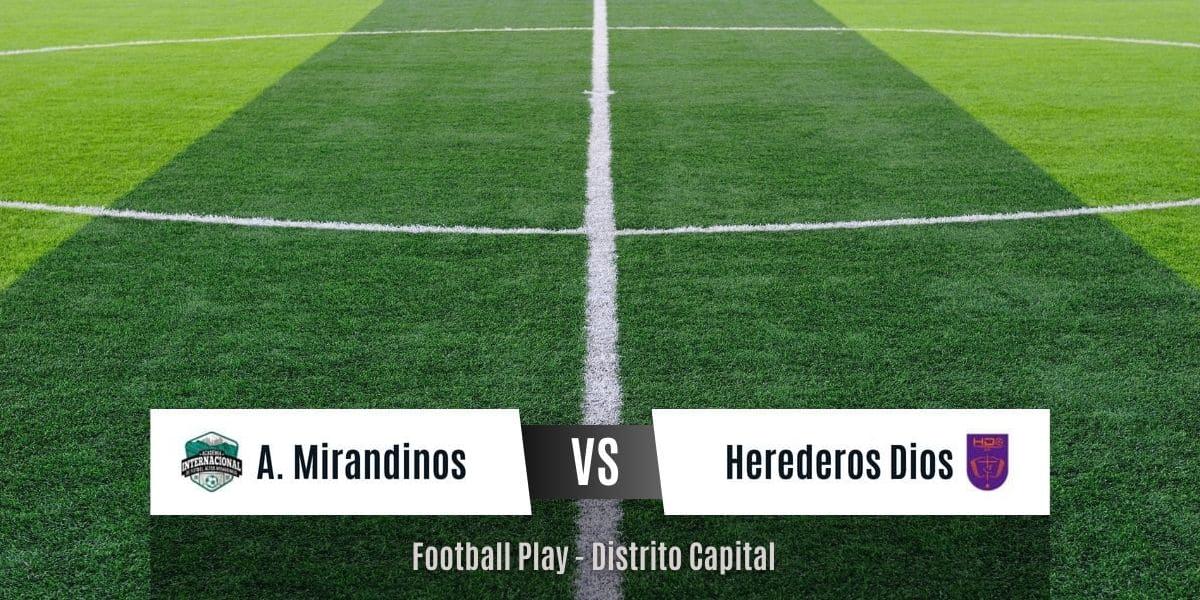 Herederos de Dios pierde con Altos Mirandinos por 2-1 (Sub-18)