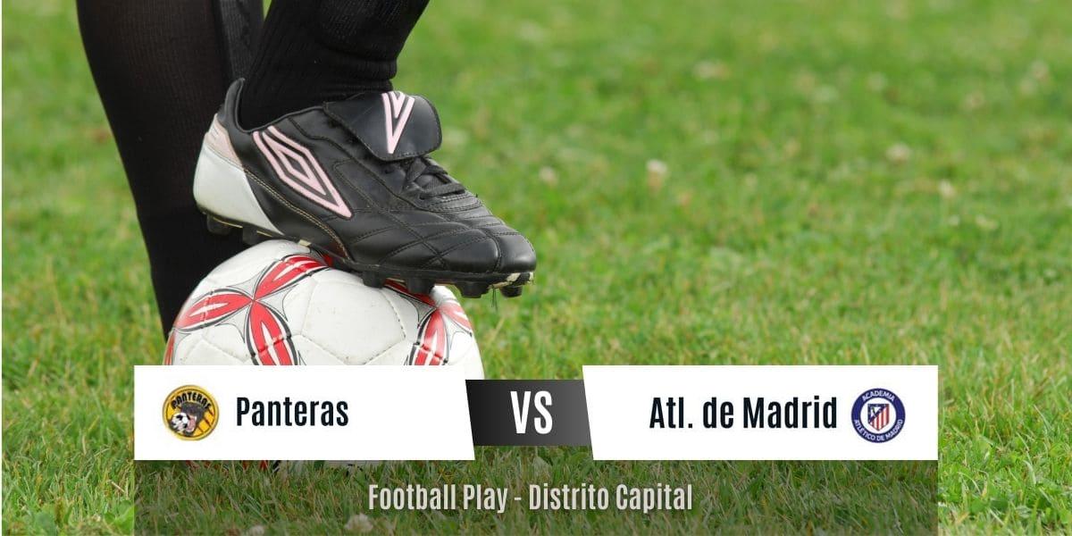 Atl. de Madrid vence contundentemente a Panteras por 0-6 (Sub-20)
