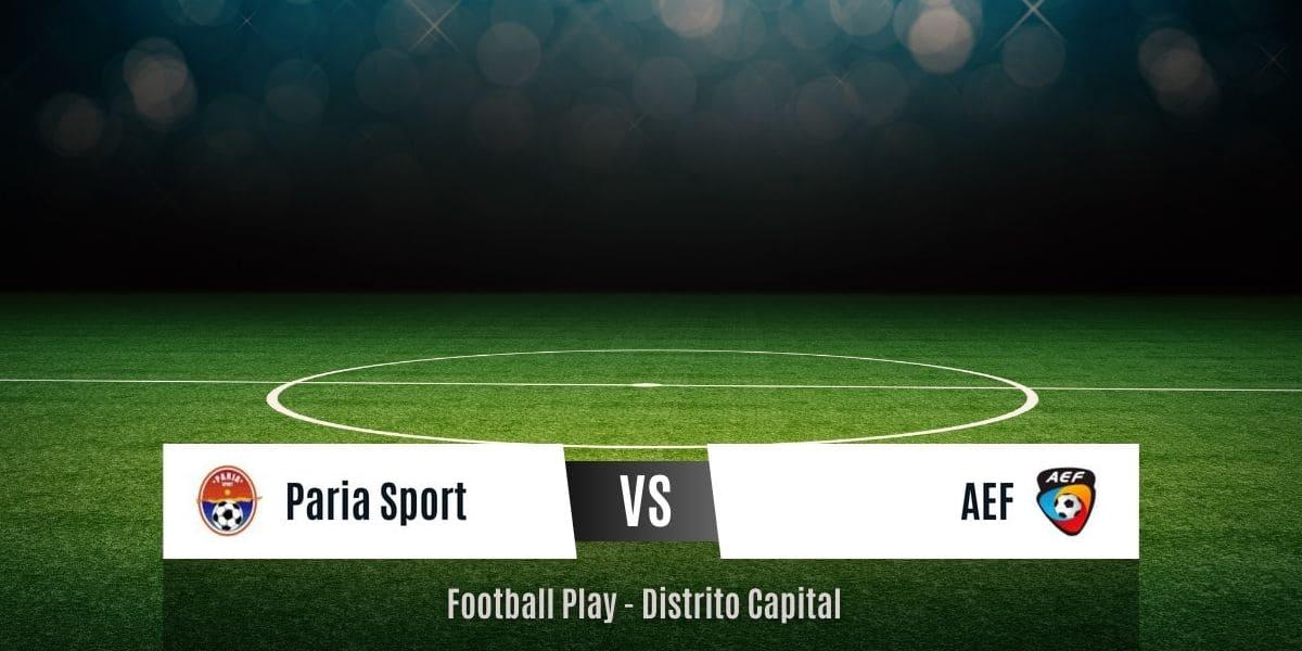 Paria Sport vence a AEF en el partido de ida de semifinales por 2-1 (Sub-11)