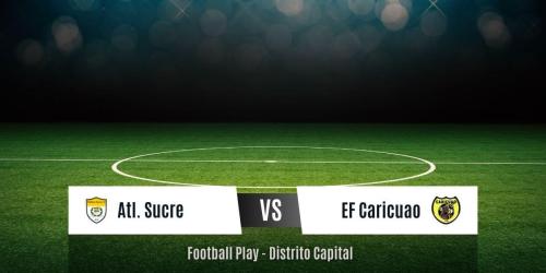 EF Caricuao FC sufre, pero obtiene victoria 1-2 sobre Atl. Sucre (Sub-14)