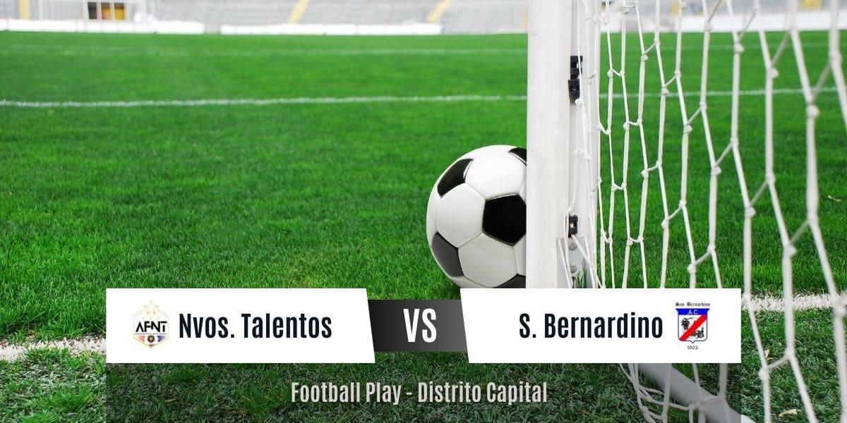 Nvos. Talentos es superado por San Bernardino AC en un juego reñido por 1-2 (Sub-8)