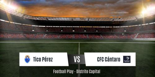 Victoria de Tico Pérez 2-1 frente a CFC Cántaro en el juego de ida de semifinal  (Sub-14)