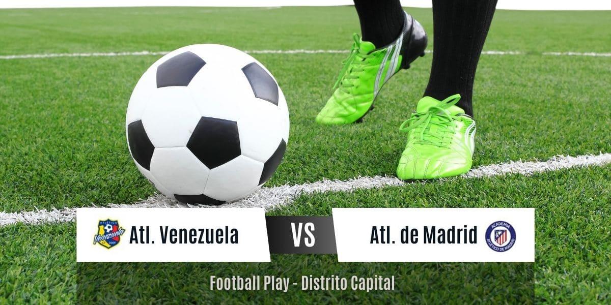 Victoria fuera de casa de Atl. de Madrid sobre Atl. Venezuela por 0-4 (Sub-10)
