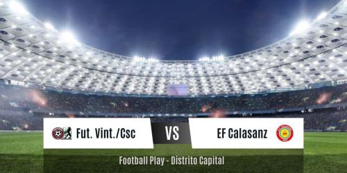 Fut. Vinotinto/Csc y EF Calasanz empatan 2-2 en un juego intenso (Sub-18)