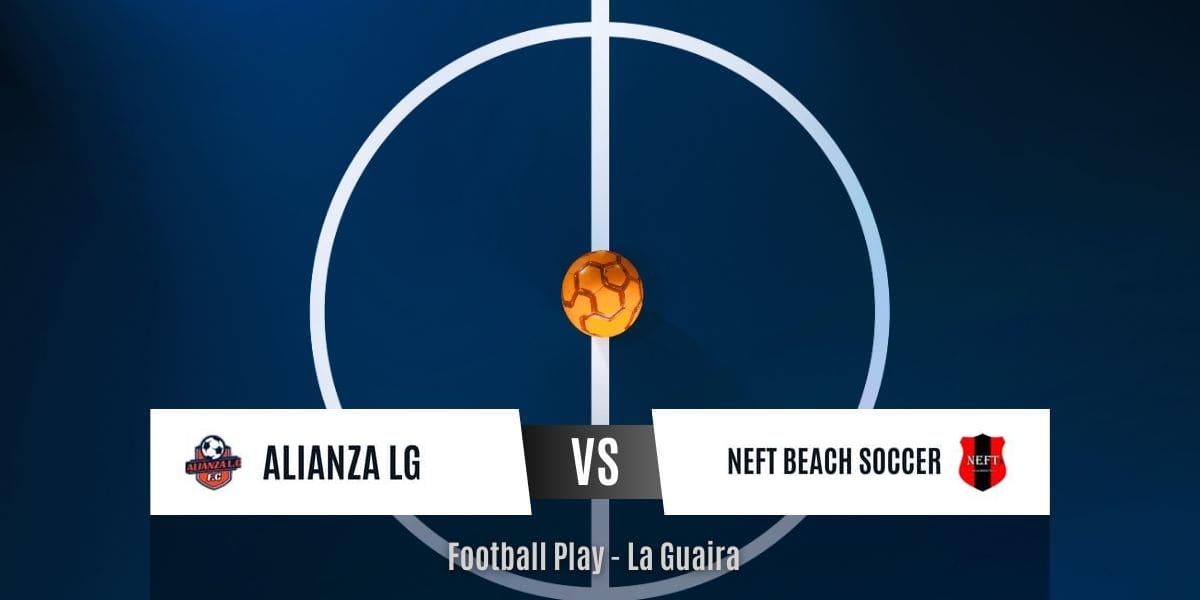 Neft Beach Soccer juega con Alianza La Guaira y lo vence 2-3 (Futsal Sub-20)