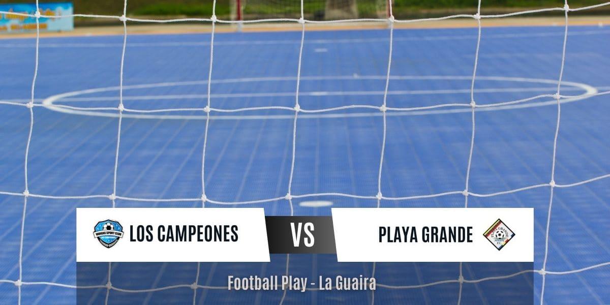 E.D.F Los Campeones y Playa Grande F.C logran empate a 2 goles (Futsal Sub-15)