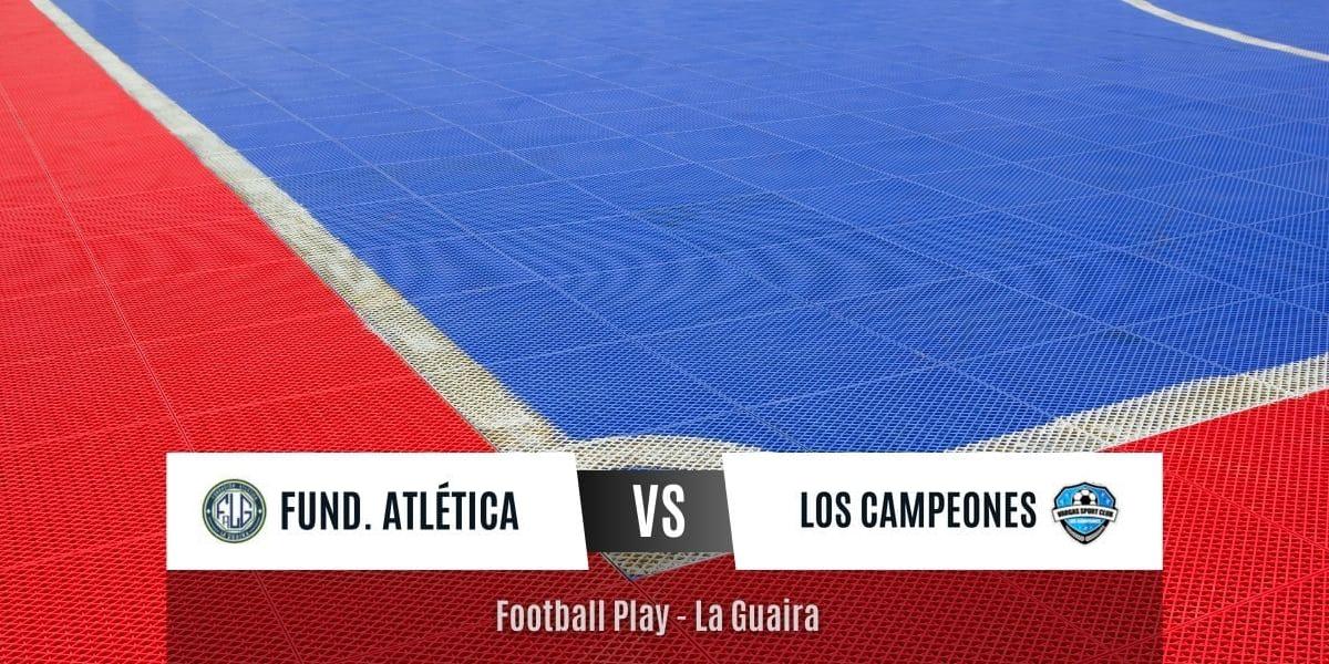 Fundación Atlética y E.D.F Los Campeones empatan en vibrante juego 4-4 (Futsal Sub-9)
