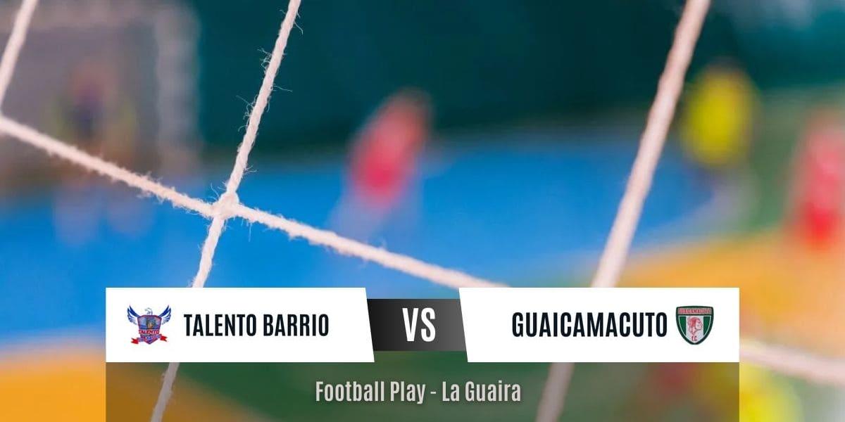 Talento Barrio fue superior a EDIC Guaicamacuto F.C. y lo vence por 5-2 (Futsal Sub-15)