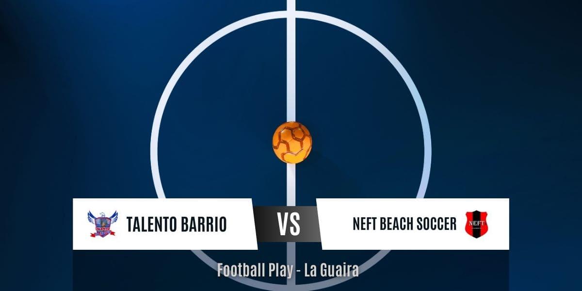 Talento Barrio y Neft Beach Soccer logran empate a 2 goles (Futsal Sub-13)