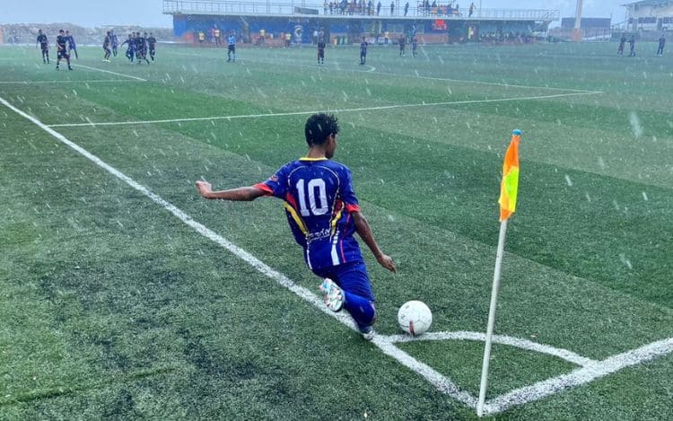 Jogador  Matías Guevara (sub 14) selección La Guaira