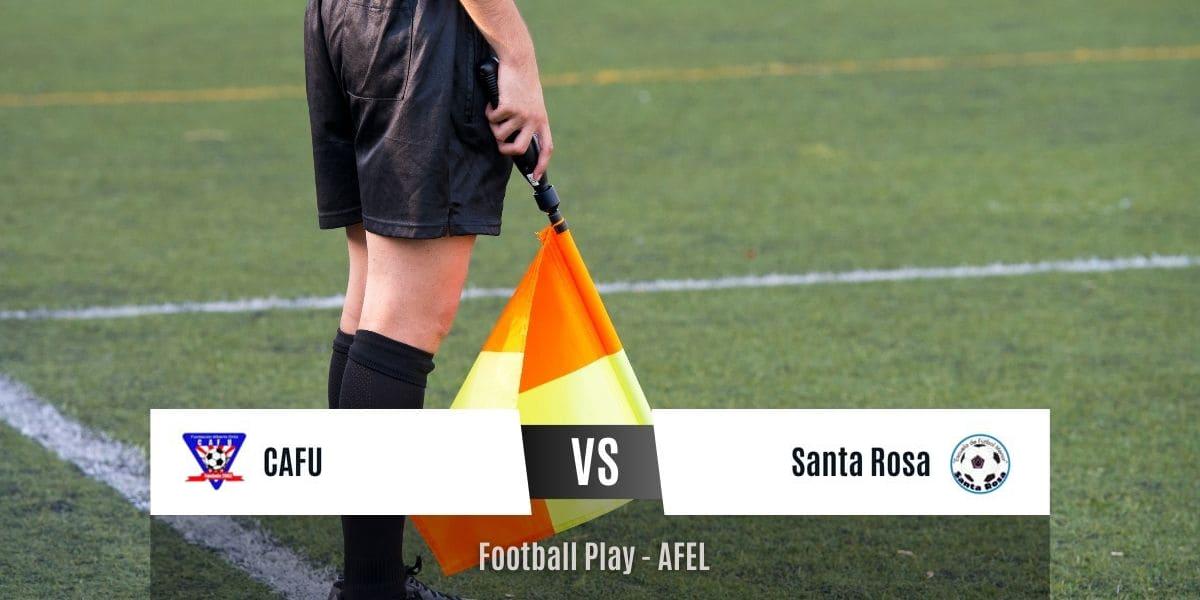 Poder ofensivo: Santa Rosa vence por 0-4 a CAFU (Sub-10)