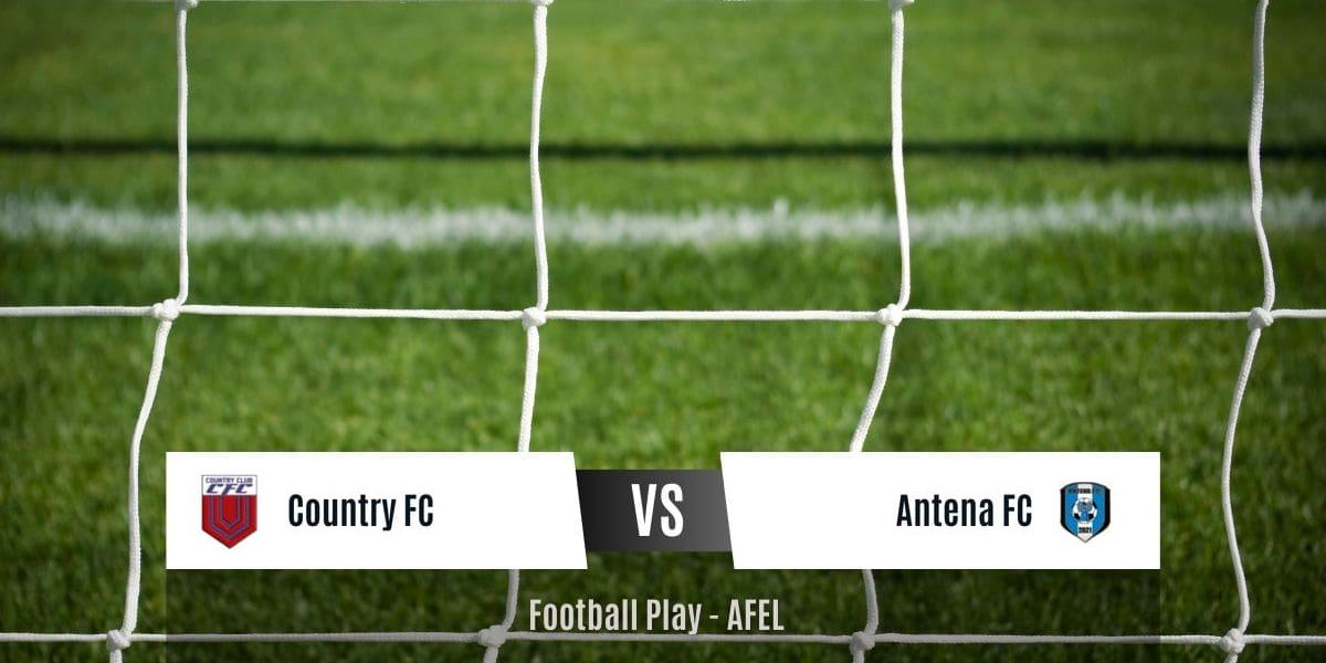 Country FC fue superior a Antena FC y lo vence por 4-0 (Sub-9)