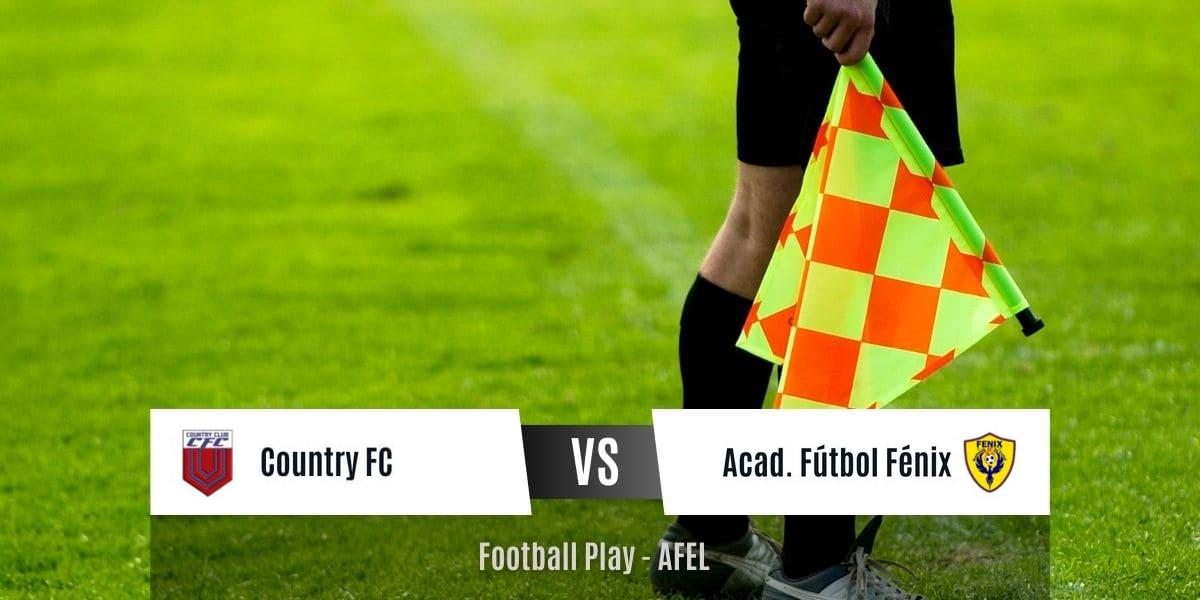 Victoria por la mínima: Country FC triunfa sobre Acad. Fútbol Fénix 1-0 (Sub-12)