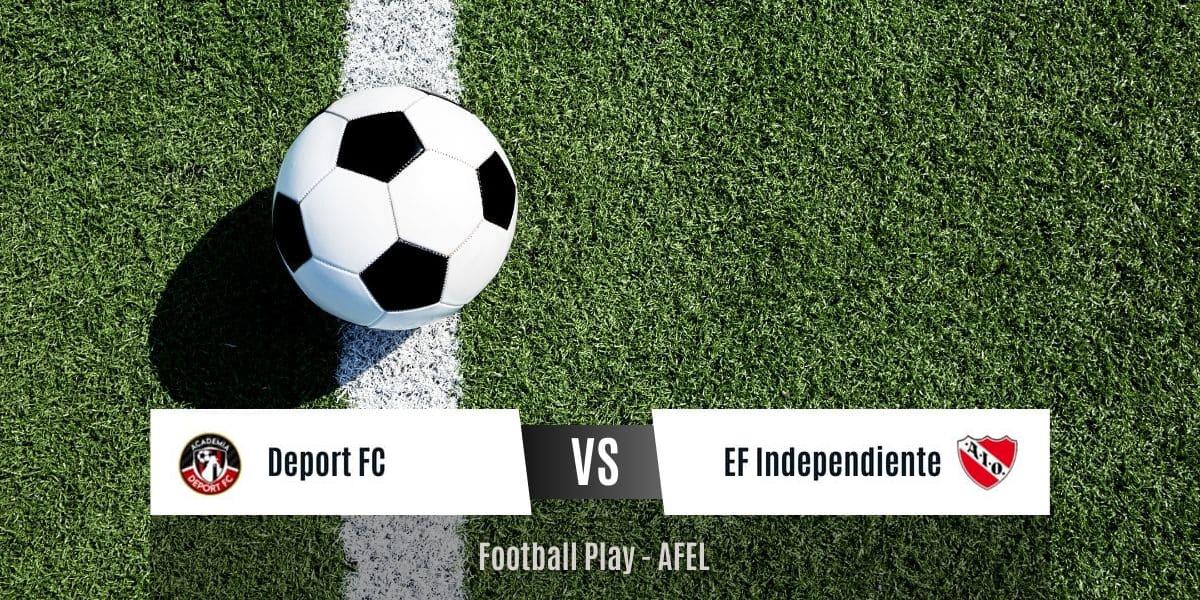 Deport FC y EF Independiente logran empate a 2 goles (Sub-17)