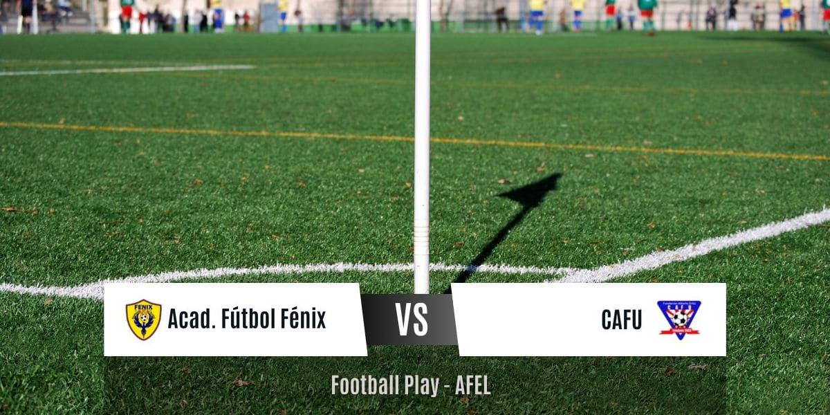 Acad. Fútbol Fénix y CAFU empatan en vibrante juego 2-2 (Sub-12)