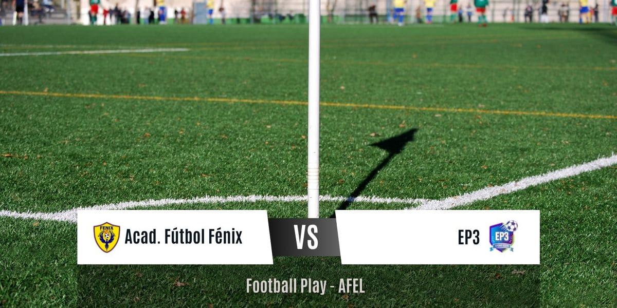 Emocionante juego sin goles entre Acad. Fútbol Fénix y EP3 (Sub-12)