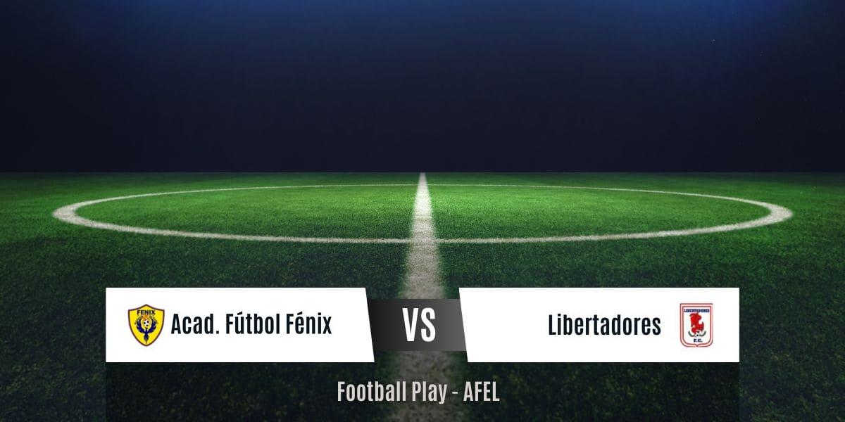Acad. Fútbol Fénix y Libertadores empatan 1-1 en juego intenso y emocionante (Sub-16)