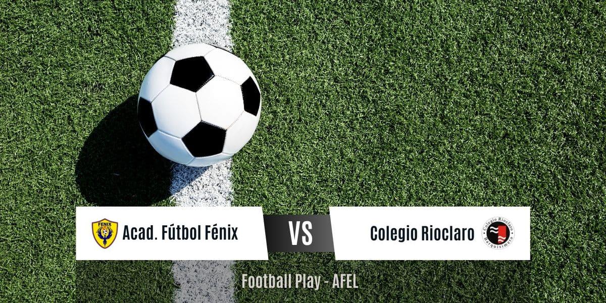 Acad. Fútbol Fénix y Colegio Rioclaro empatan sin goles (Sub-12)