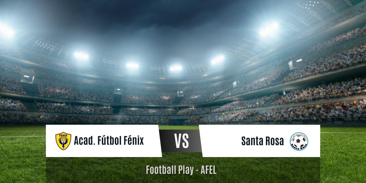 Acad. Fútbol Fénix y Santa Rosa suman un nuevo punto en la clasificación con empate a 2 (Sub-9)