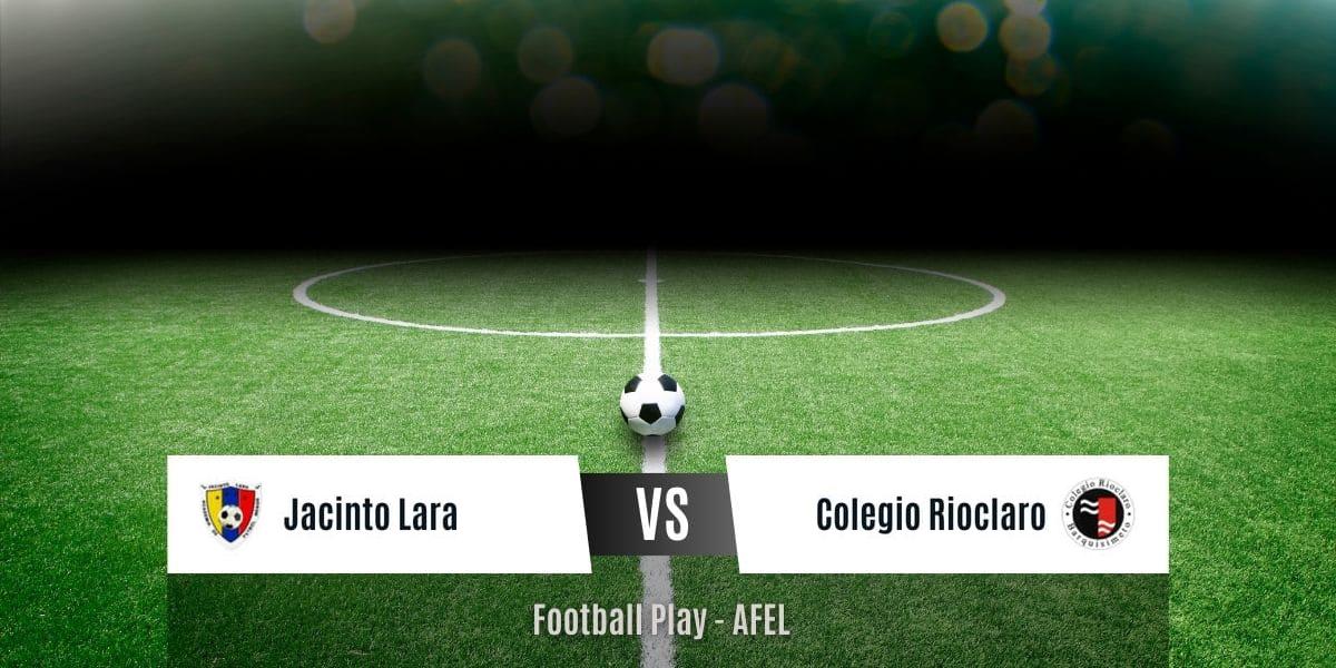 Victoria fuera de casa de Colegio Rioclaro sobre Jacinto Lara por 1-4 (Sub-14)