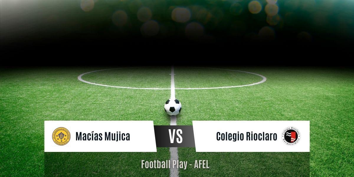 Empate 1-1 entre Macias Mujica y Colegio Rioclaro (Sub-14)
