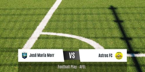 Acd. José María Morr y Astros FC empatan en vibrante juego 2-2 (Sub-15)