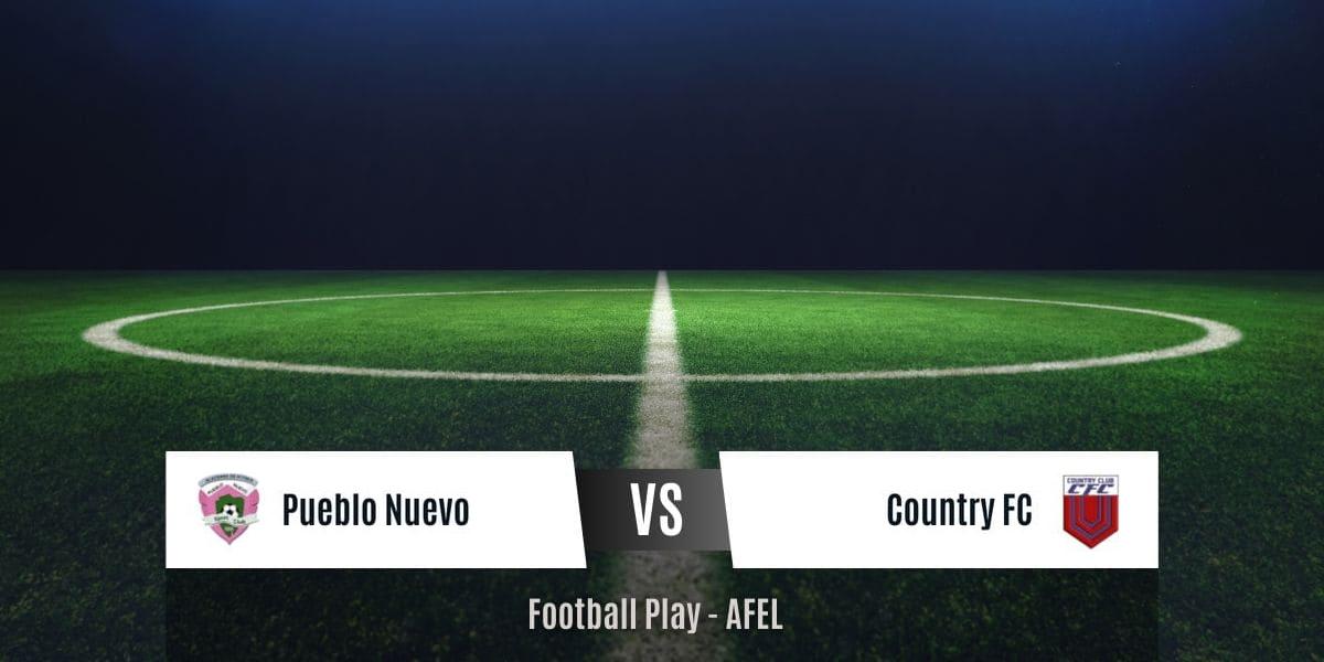 Exhibición ofensiva: Pueblo Nuevo vence a Country FC por 3-0 (Sub-14)