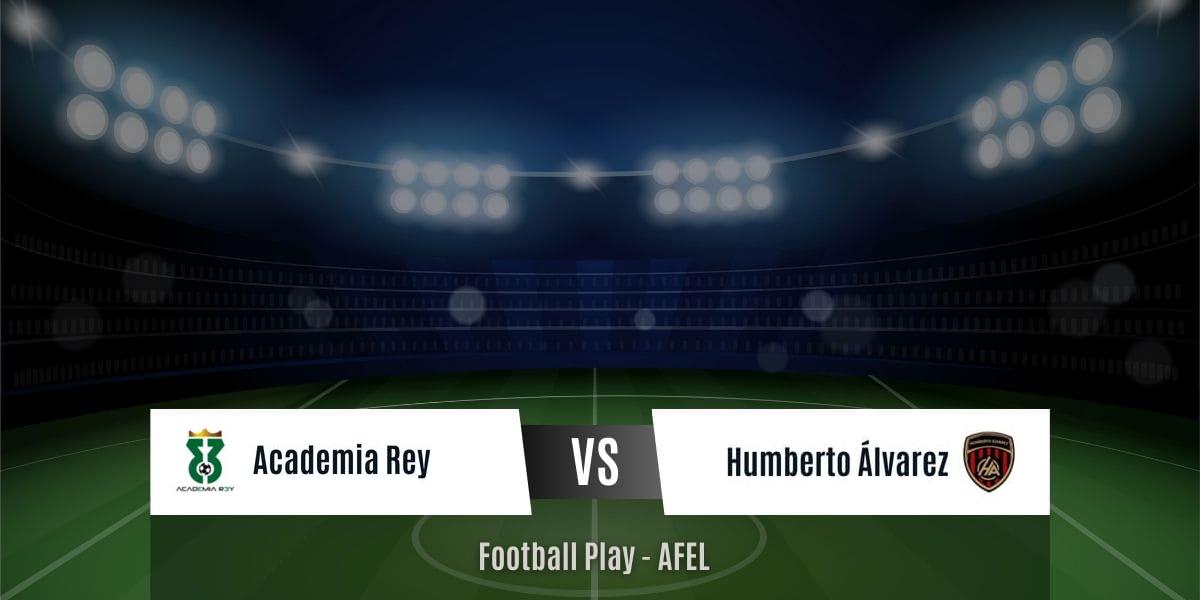 Academia Rey fue superior a Humberto Álvarez y lo vence por 4-0 (Sub-14)