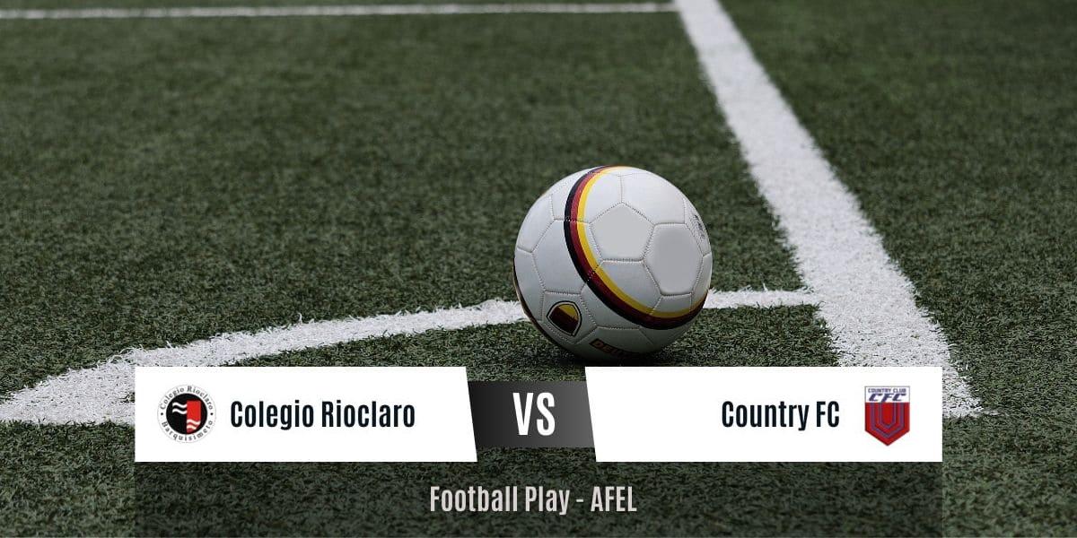 Colegio Rioclaro obtiene victoria 1-0 frente a Country FC (Sub-12)